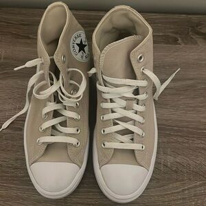 Converse All Star Canvas Platform High Sneakers  Womens 8.5